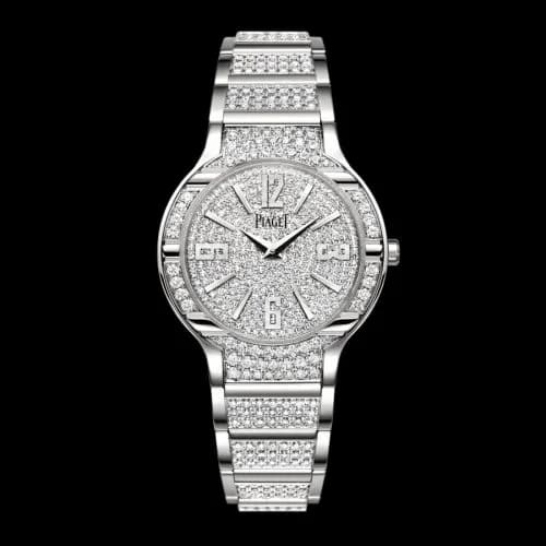 Piaget Polo 32 Quartz White Gold Full Diamond G0A36234