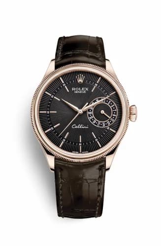 Rolex Cellini Date Everose / Black / Alligator 50515-0010 — фото часов Rolex Cellini Date Everose / Black / Alligator 50515-0010 — фото часов