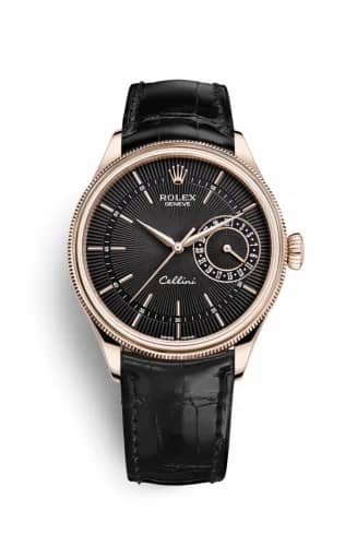 Rolex Cellini Date Everose / Black / Alligator 50515-0011