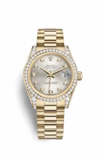 Rolex Datejust 31 Yellow Gold Diamond / President / Silver Diamond 178158-0024 — фото часов Rolex Datejust 31 Yellow Gold Diamond / President / Silver Diamond 178158-0024 — фото часов