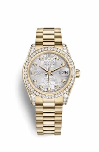 Rolex Datejust 31 Yellow Gold Diamond / President / Silver Computer 178158-0025 — фото часов Rolex Datejust 31 Yellow Gold Diamond / President / Silver Computer 178158-0025 — фото часов