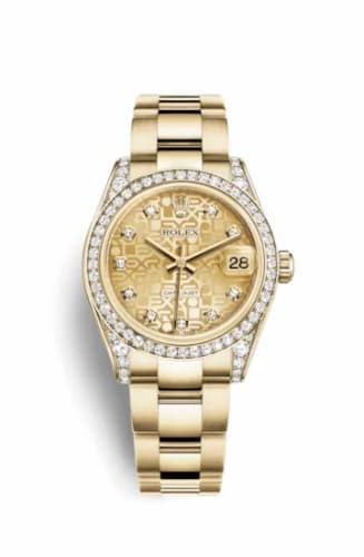 Rolex Datejust 31 Yellow Gold Diamond / Oyster / Champagne Computer 178158-0044 — фото часов Rolex Datejust 31 Yellow Gold Diamond / Oyster / Champagne Computer 178158-0044 — фото часов