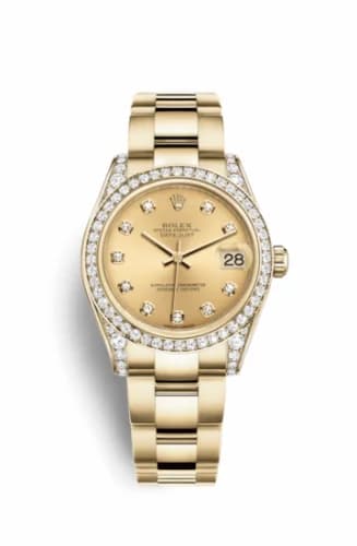 Rolex Datejust 31 Yellow Gold Diamond / Oyster / Champagne Diamond 178158-0048 — фото часов Rolex Datejust 31 Yellow Gold Diamond / Oyster / Champagne Diamond 178158-0048 — фото часов