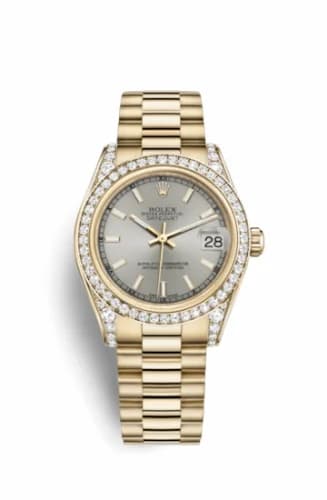 Rolex Datejust 31 Yellow Gold Diamond / President / Silver 178158-0066 — фото часов Rolex Datejust 31 Yellow Gold Diamond / President / Silver 178158-0066 — фото часов