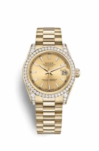 Rolex Datejust 31 Yellow Gold Diamond / President / Champagne 178158-0076 — фото часов Rolex Datejust 31 Yellow Gold Diamond / President / Champagne 178158-0076 — фото часов