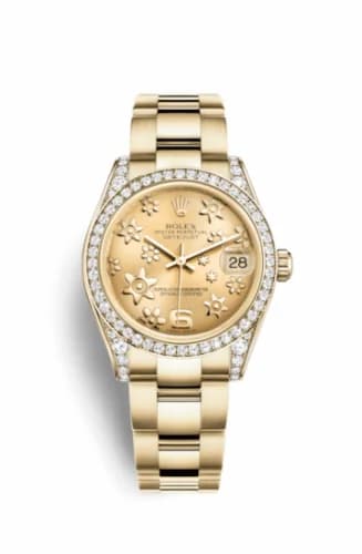 Rolex Datejust 31 Yellow Gold Diamond / President / Champagne Floral 178158-0091 — фото часов Rolex Datejust 31 Yellow Gold Diamond / President / Champagne Floral 178158-0091 — фото часов