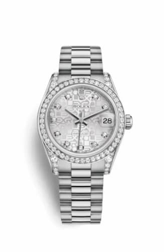 Rolex Datejust 31 White Gold Diamond / President / Silver Computer 178159-0012 — фото часов Rolex Datejust 31 White Gold Diamond / President / Silver Computer 178159-0012 — фото часов