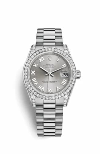 Rolex Datejust 31 White Gold Diamond / President / Rhodium Roman 178159-0048 — фото часов Rolex Datejust 31 White Gold Diamond / President / Rhodium Roman 178159-0048 — фото часов