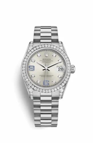 Rolex Datejust 31 White Gold Diamond / President / Silver Diamond 178159-0054 — фото часов Rolex Datejust 31 White Gold Diamond / President / Silver Diamond 178159-0054 — фото часов