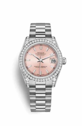 Rolex Datejust 31 White Gold Diamond / President / Pink 178159-0069 — фото часов Rolex Datejust 31 White Gold Diamond / President / Pink 178159-0069 — фото часов