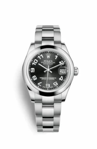 Rolex Datejust 31 Stainless Steel Domed / Oyster / Black Arabic 178240-0011 — фото часов Rolex Datejust 31 Stainless Steel Domed / Oyster / Black Arabic 178240-0011 — фото часов