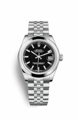 Rolex Datejust 31 Stainless Steel Domed / Jubilee / Black 178240-0016 — фото часов Rolex Datejust 31 Stainless Steel Domed / Jubilee / Black 178240-0016 — фото часов