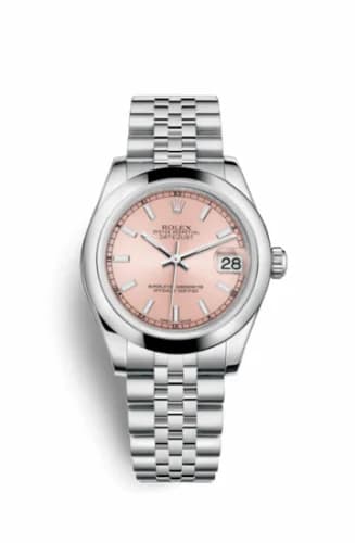 Rolex Datejust 31 Stainless Steel Domed / Jubilee / Pink 178240-0017 — фото часов Rolex Datejust 31 Stainless Steel Domed / Jubilee / Pink 178240-0017 — фото часов