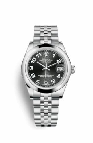 Rolex Datejust 31 Stainless Steel Domed / Jubilee / Black Arabic 178240-0019 — фото часов Rolex Datejust 31 Stainless Steel Domed / Jubilee / Black Arabic 178240-0019 — фото часов