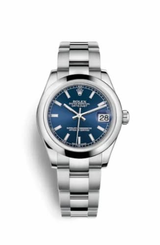 Rolex Datejust 31 Stainless Steel Domed / Oyster / Blue 178240-0023 — фото часов Rolex Datejust 31 Stainless Steel Domed / Oyster / Blue 178240-0023 — фото часов