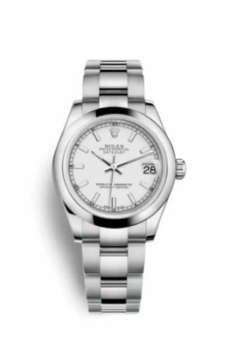 Rolex Datejust 31 Stainless Steel Domed / Oyster / White 178240-0024 — фото часов Rolex Datejust 31 Stainless Steel Domed / Oyster / White 178240-0024 — фото часов