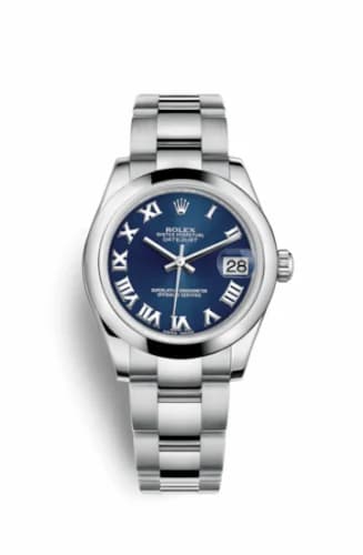 Rolex Datejust 31 Stainless Steel Domed / Oyster / Blue Roman 178240-0036 — фото часов Rolex Datejust 31 Stainless Steel Domed / Oyster / Blue Roman 178240-0036 — фото часов