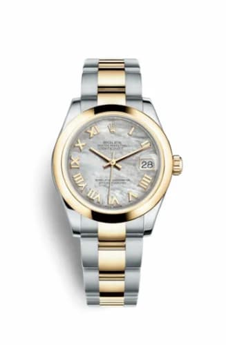 Rolex Datejust 31 Rolesor Yellow Domed / Oyster / MOP Roman 178243-0005 — фото часов Rolex Datejust 31 Rolesor Yellow Domed / Oyster / MOP Roman 178243-0005 — фото часов