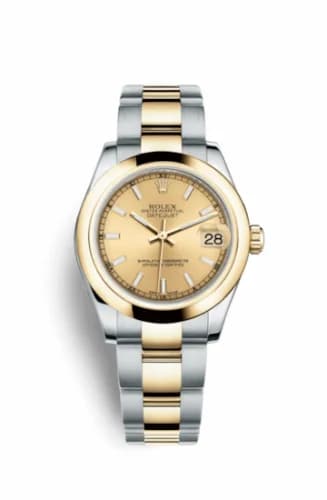 Rolex Datejust 31 Rolesor Yellow Domed / Oyster / Champagne 178243-0008 — фото часов Rolex Datejust 31 Rolesor Yellow Domed / Oyster / Champagne 178243-0008 — фото часов