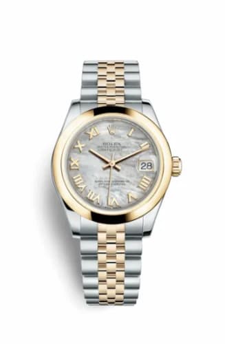Rolex Datejust 31 Rolesor Yellow Domed / Jubilee / MOP Roman 178243-0057 — фото часов Rolex Datejust 31 Rolesor Yellow Domed / Jubilee / MOP Roman 178243-0057 — фото часов