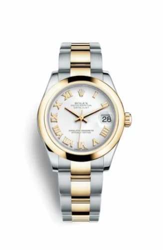 Rolex Datejust 31 Rolesor Yellow Domed / Oyster / White Roman 178243-0066 — фото часов Rolex Datejust 31 Rolesor Yellow Domed / Oyster / White Roman 178243-0066 — фото часов