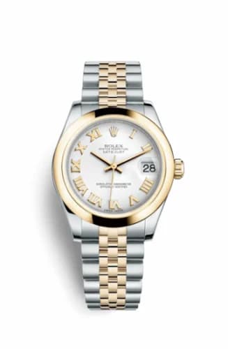 Rolex Datejust 31 Rolesor Yellow Domed / Jubilee / White Roman 178243-0067 — фото часов Rolex Datejust 31 Rolesor Yellow Domed / Jubilee / White Roman 178243-0067 — фото часов