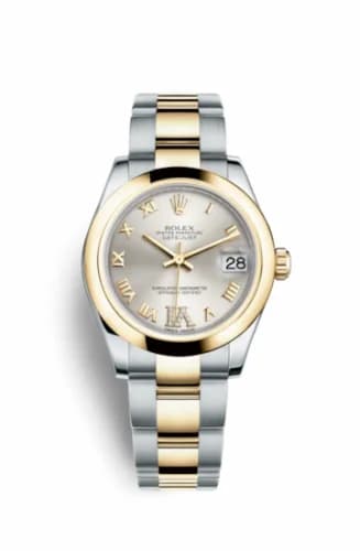 Rolex Datejust 31 Rolesor Yellow Domed / Oyster / Silver Roman 178243-0077 — фото часов Rolex Datejust 31 Rolesor Yellow Domed / Oyster / Silver Roman 178243-0077 — фото часов