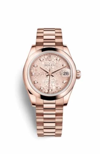 Rolex Datejust 31 Everose Domed / President / Pink Computer 178245f-0005 — фото часов Rolex Datejust 31 Everose Domed / President / Pink Computer 178245f-0005 — фото часов