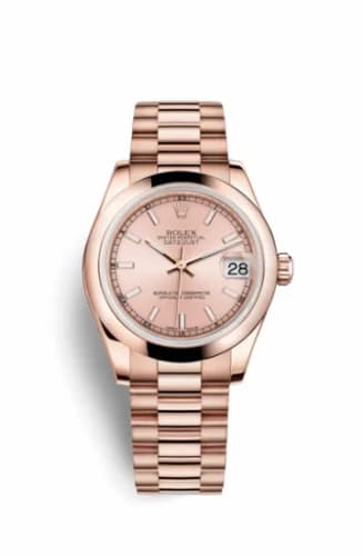 Rolex Datejust 31 Everose Domed / President / Pink 178245f-0019 — фото часов Rolex Datejust 31 Everose Domed / President / Pink 178245f-0019 — фото часов