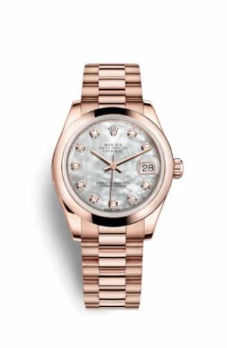 Rolex Datejust 31 Everose Domed / President / MOP 178245f-0026 — фото часов Rolex Datejust 31 Everose Domed / President / MOP 178245f-0026 — фото часов