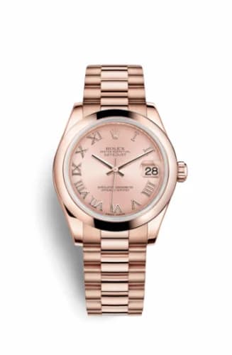 Rolex Datejust 31 Everose Domed / President / Pink Roman 178245f-0030 — фото часов Rolex Datejust 31 Everose Domed / President / Pink Roman 178245f-0030 — фото часов