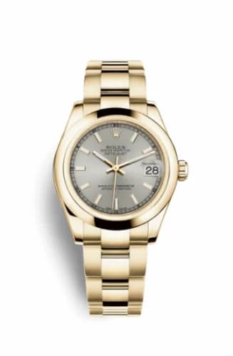 Rolex Datejust 31 Yellow Gold Domed / Oyster / Silver 178248-0020 — фото часов Rolex Datejust 31 Yellow Gold Domed / Oyster / Silver 178248-0020 — фото часов