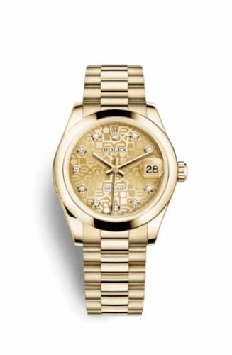 Rolex Datejust 31 Yellow Gold Domed / President / Champagne Computer 178248-0023 — фото часов Rolex Datejust 31 Yellow Gold Domed / President / Champagne Computer 178248-0023 — фото часов