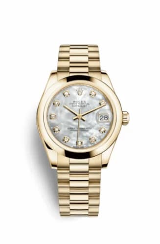 Rolex Datejust 31 Yellow Gold Domed / President / MOP 178248-0025 — фото часов Rolex Datejust 31 Yellow Gold Domed / President / MOP 178248-0025 — фото часов
