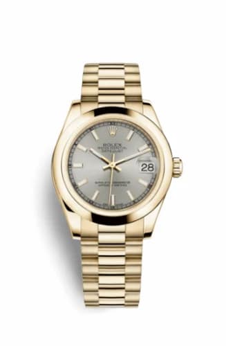 Rolex Datejust 31 Yellow Gold Domed / President / Silver 178248-0029 — фото часов Rolex Datejust 31 Yellow Gold Domed / President / Silver 178248-0029 — фото часов