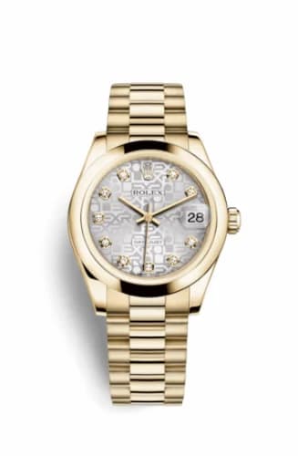 Rolex Datejust 31 Yellow Gold Domed / President / Silver Computer 178248-0031 — фото часов Rolex Datejust 31 Yellow Gold Domed / President / Silver Computer 178248-0031 — фото часов