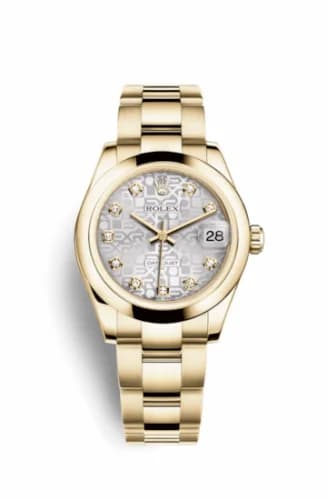 Rolex Datejust 31 Yellow Gold Domed / Oyster / Silver Computer 178248-0038 — фото часов Rolex Datejust 31 Yellow Gold Domed / Oyster / Silver Computer 178248-0038 — фото часов