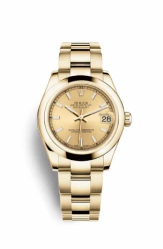 Rolex Datejust 31 Yellow Gold Domed / Oyster / Champagne 178248-0042 — фото часов Rolex Datejust 31 Yellow Gold Domed / Oyster / Champagne 178248-0042 — фото часов