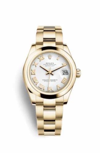 Rolex Datejust 31 Yellow Gold Domed / Oyster / White Roman 178248-0065 — фото часов Rolex Datejust 31 Yellow Gold Domed / Oyster / White Roman 178248-0065 — фото часов
