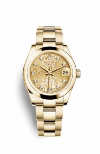 Rolex Datejust 31 Yellow Gold Domed / Oyster / Champagne Computer 178248-0070 — фото часов Rolex Datejust 31 Yellow Gold Domed / Oyster / Champagne Computer 178248-0070 — фото часов