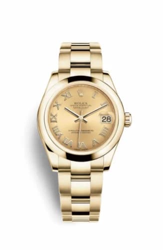 Rolex Datejust 31 Yellow Gold Domed / Oyster / Champagne Roman 178248-0079 — фото часов Rolex Datejust 31 Yellow Gold Domed / Oyster / Champagne Roman 178248-0079 — фото часов