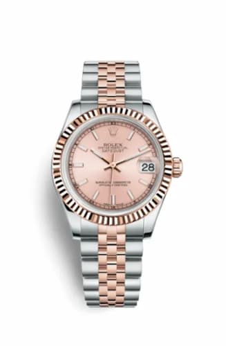 Rolex Datejust 31 Rolesor Everose Fluted / Jubilee / Pink 178271-0005 — фото часов Rolex Datejust 31 Rolesor Everose Fluted / Jubilee / Pink 178271-0005 — фото часов