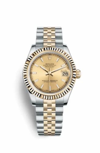 Rolex Datejust 31 Rolesor Yellow Fluted / Jubilee / Champagne 178273-0001 — фото часов Rolex Datejust 31 Rolesor Yellow Fluted / Jubilee / Champagne 178273-0001 — фото часов