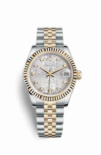 Rolex Datejust 31 Rolesor Yellow Fluted / Jubilee / Silver Computer 178273-0006 — фото часов Rolex Datejust 31 Rolesor Yellow Fluted / Jubilee / Silver Computer 178273-0006 — фото часов
