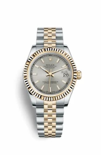 Rolex Datejust 31 Rolesor Yellow Fluted / Jubilee / Silver 178273-0030 — фото часов Rolex Datejust 31 Rolesor Yellow Fluted / Jubilee / Silver 178273-0030 — фото часов