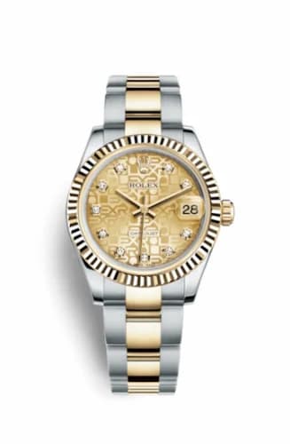 Rolex Datejust 31 Rolesor Yellow Fluted / Oyster / Champagne Computer 178273-0043 — фото часов Rolex Datejust 31 Rolesor Yellow Fluted / Oyster / Champagne Computer 178273-0043 — фото часов