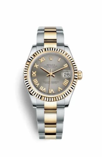 Rolex Datejust 31 Rolesor Yellow Fluted / Oyster / Steel Roman 178273-0088 — фото часов Rolex Datejust 31 Rolesor Yellow Fluted / Oyster / Steel Roman 178273-0088 — фото часов