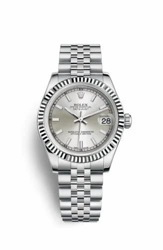 Rolex Datejust 31 Stainless Steel Fluted / Jubilee / Silver 178274-0009 — фото часов Rolex Datejust 31 Stainless Steel Fluted / Jubilee / Silver 178274-0009 — фото часов