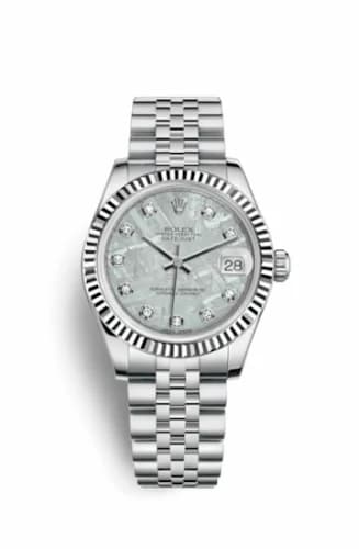 Rolex Datejust 31 Stainless Steel Fluted / Jubilee / Meteorite 178274-0016 — фото часов Rolex Datejust 31 Stainless Steel Fluted / Jubilee / Meteorite 178274-0016 — фото часов