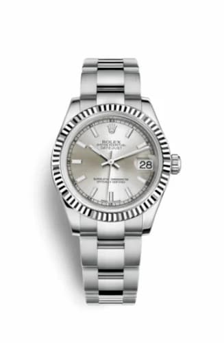 Rolex Datejust 31 Stainless Steel Fluted / Oyster / Silver 178274-0025 — фото часов Rolex Datejust 31 Stainless Steel Fluted / Oyster / Silver 178274-0025 — фото часов